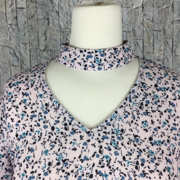 Bongo lavender top bell ruffled sleeves - Picture 4 of 5